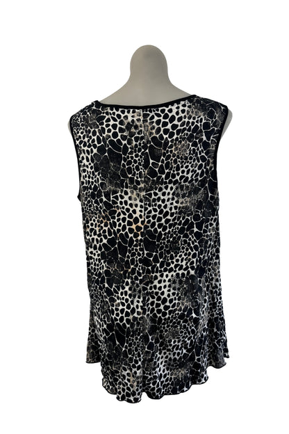 Amy Taylor NZ made animal print tank top, 16