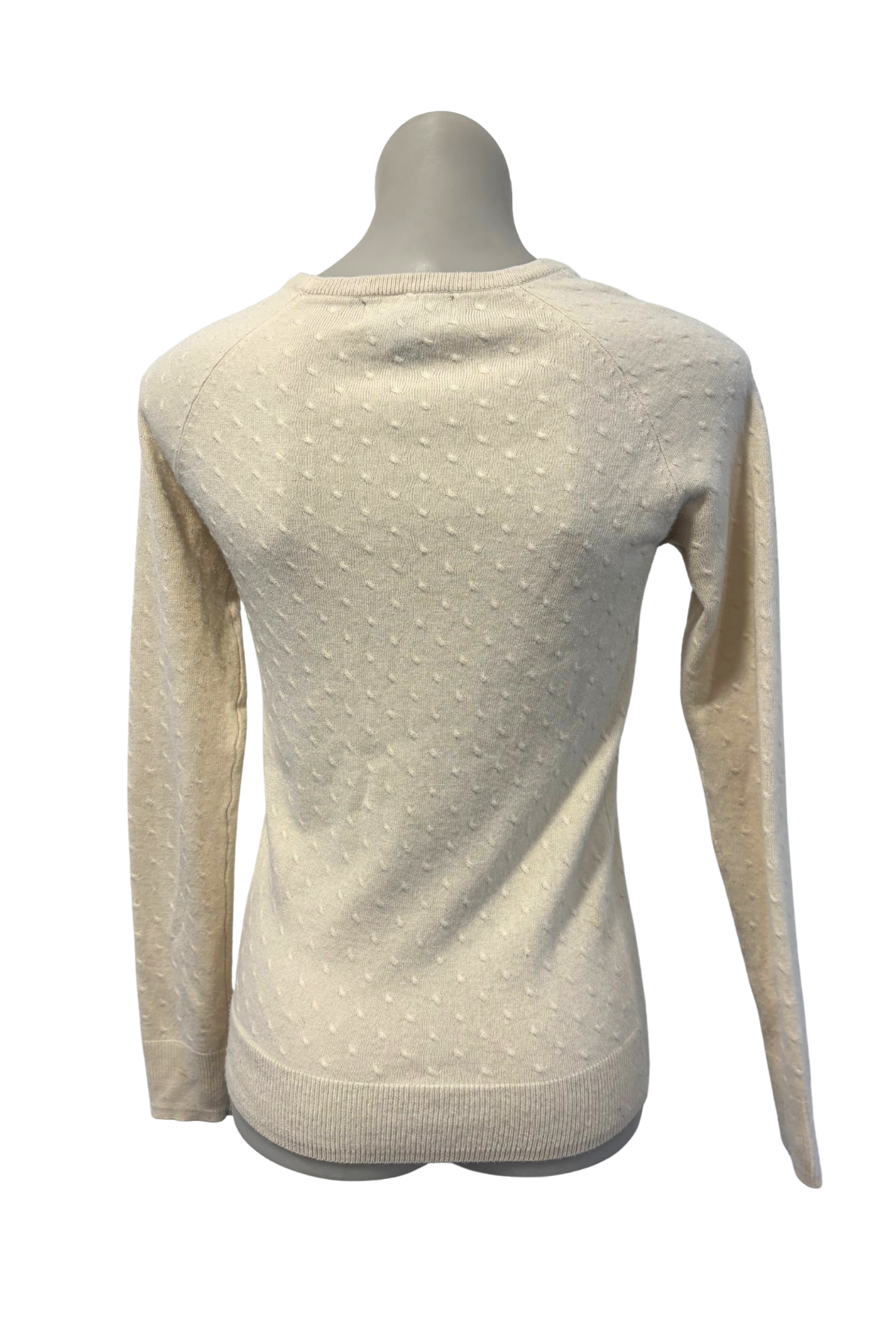 B//Vertigo cream knit jumper, 8