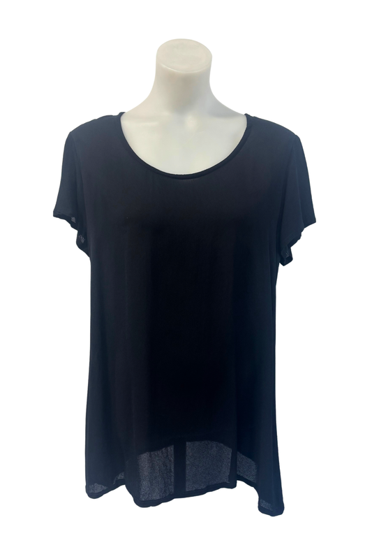 Thrive NZ made black flowy top
