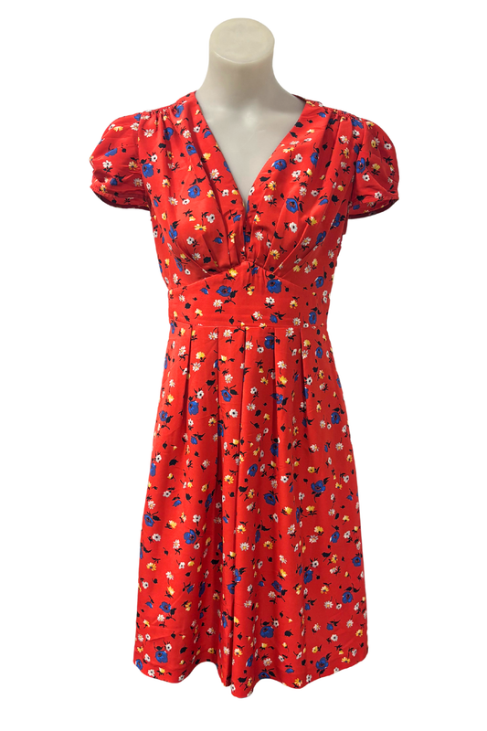 Karen Walker Hi There floral midi dress, S