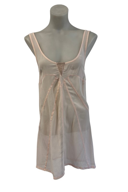 Lonely Hearts NZ Designer 100% Silk Slip Dress, S