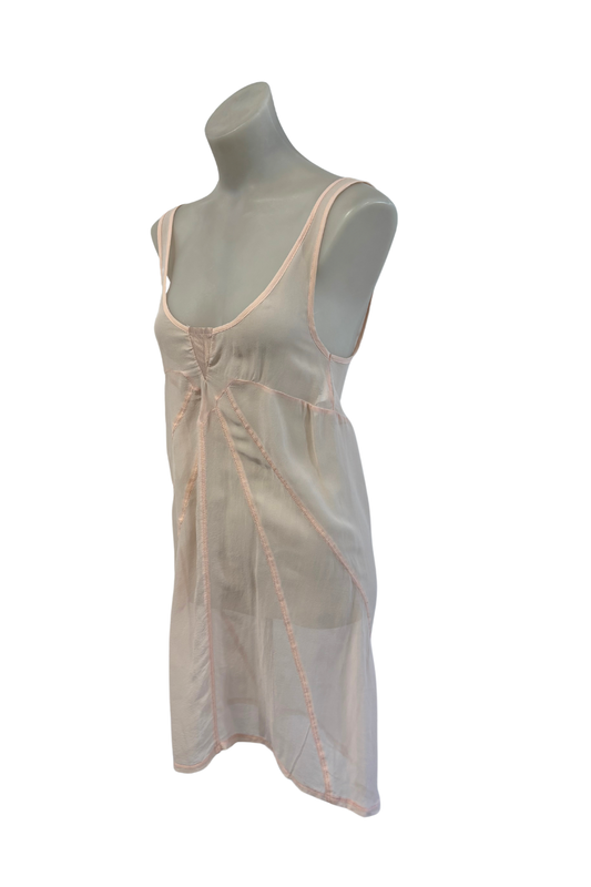 Lonely Hearts NZ Designer 100% Silk Slip Dress, S