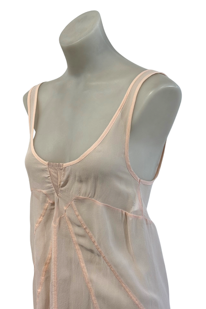 Lonely Hearts NZ Designer 100% Silk Slip Dress, S