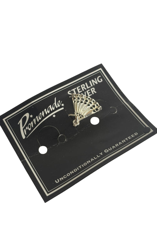 Promenade sterling silver fan charm