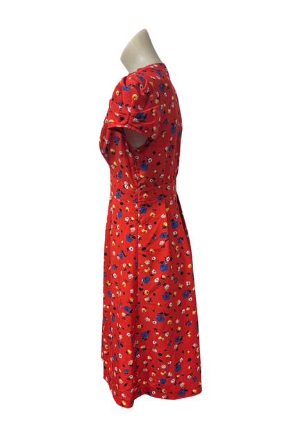 Karen Walker Hi There floral midi dress, S