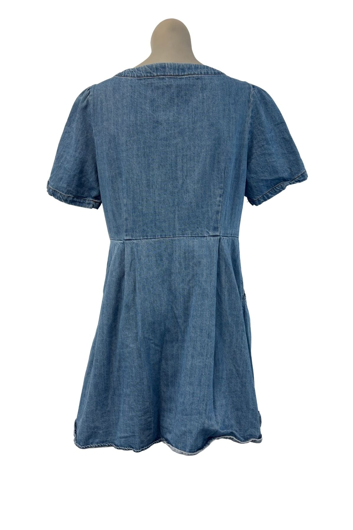 Princess Highway denim baby doll midi dress, 12