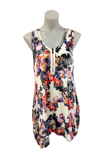 Chocolat colour blead tunic dress, 14