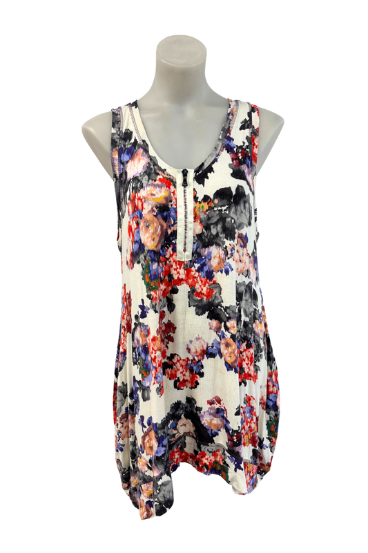 Chocolat colour blead tunic dress, 14