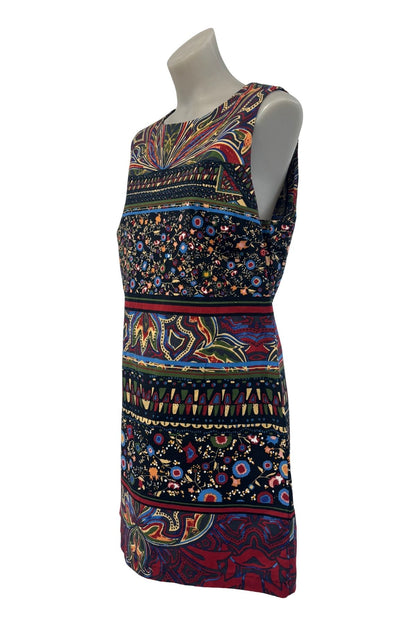 Desigual tribal print a-line vest dress, 14/16