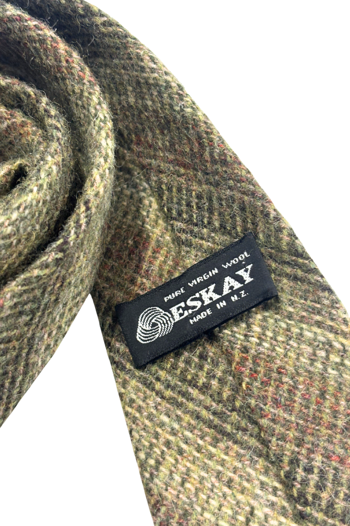 Eskay NZ made pure virgin wool woven tie