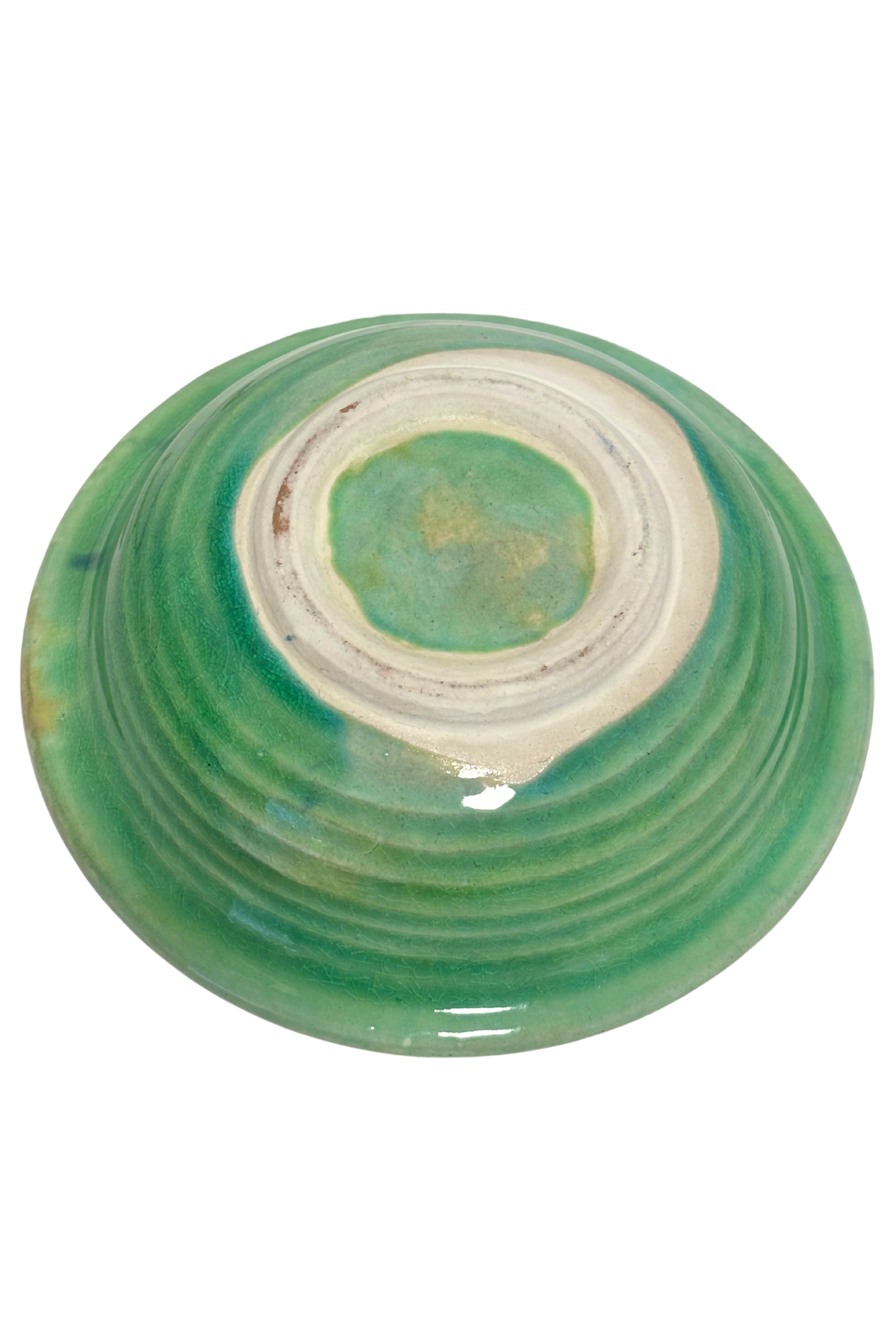 Spotty glazed bowl