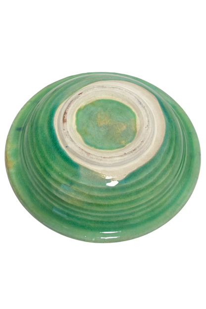 Spotty glazed bowl