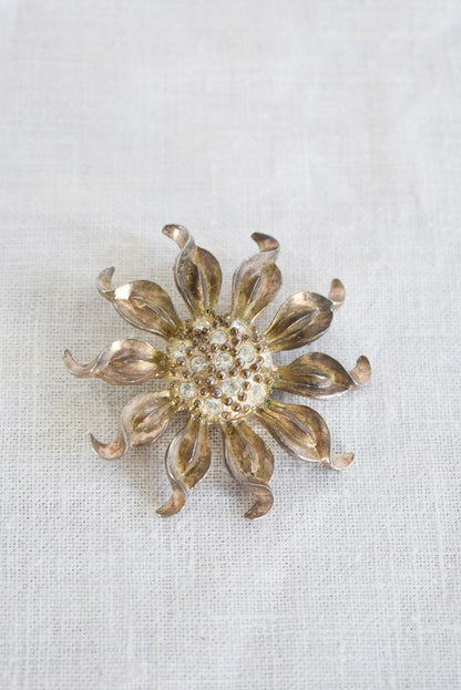 Vintage flower brooch
