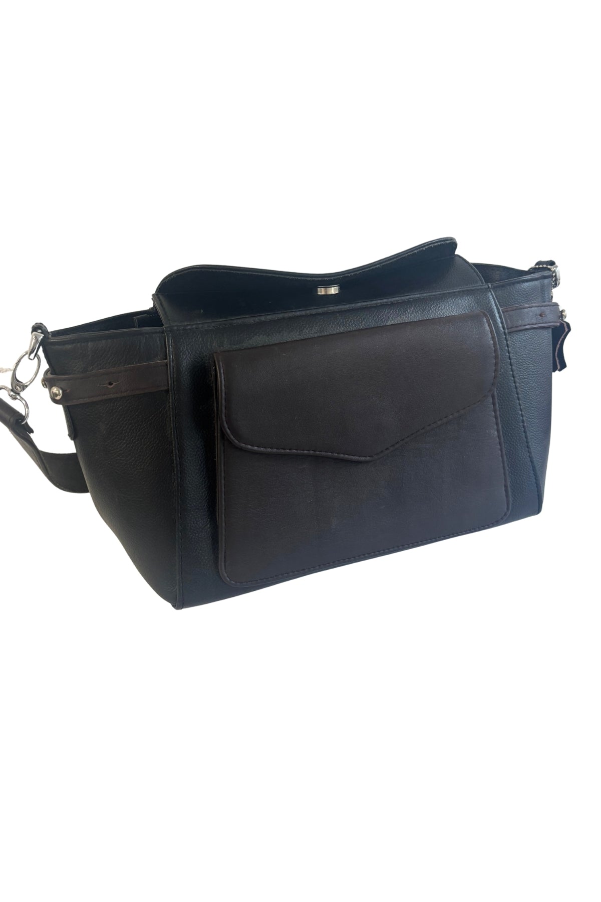 2 Tone leather handbag