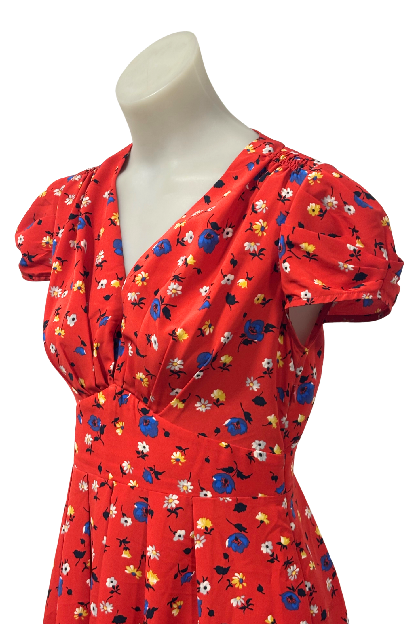 Karen Walker Hi There floral midi dress, S