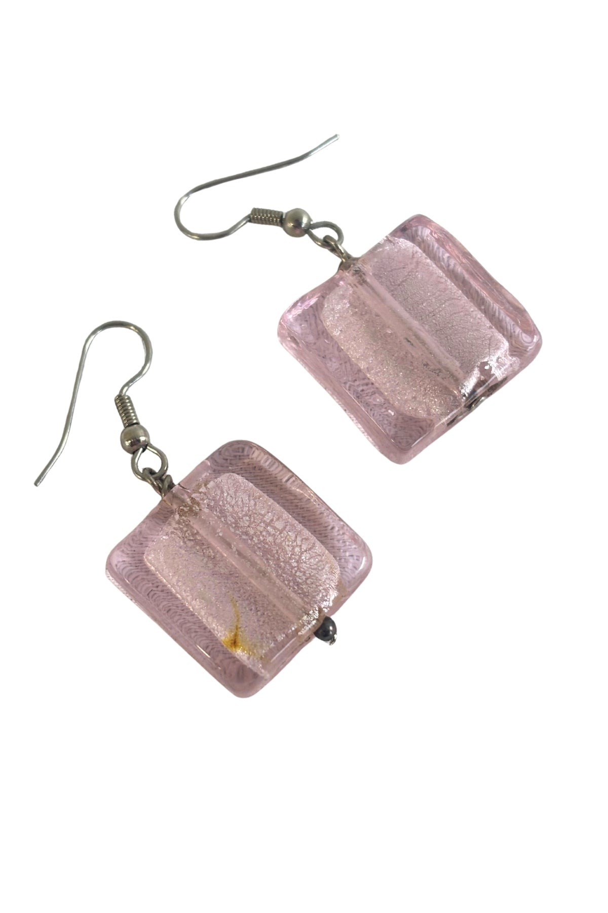 Pink glass earring bundle