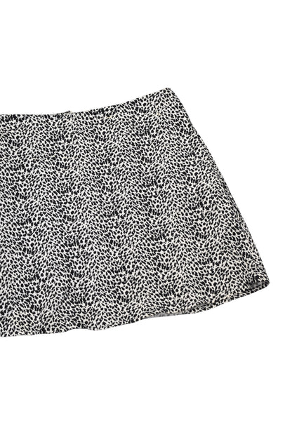 Motel rocks animal print mini skirt, M