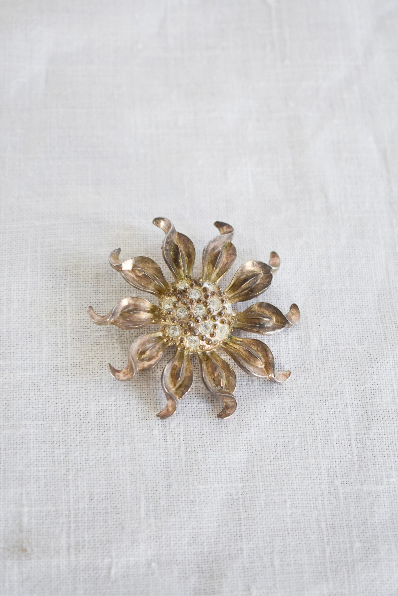Vintage flower brooch