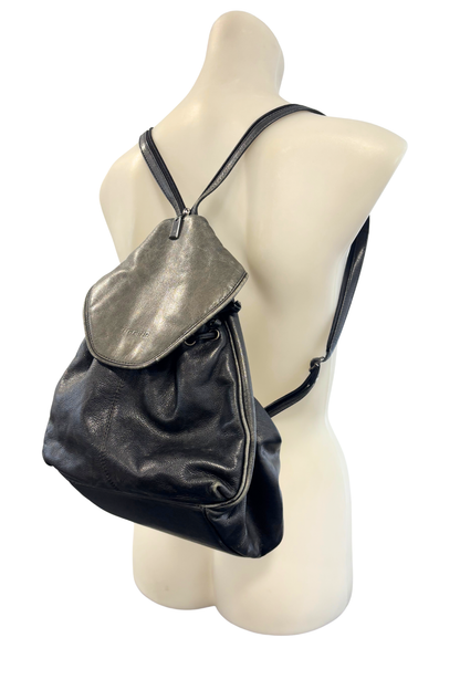 Fascino genuine leather hybrid backpack + handbag