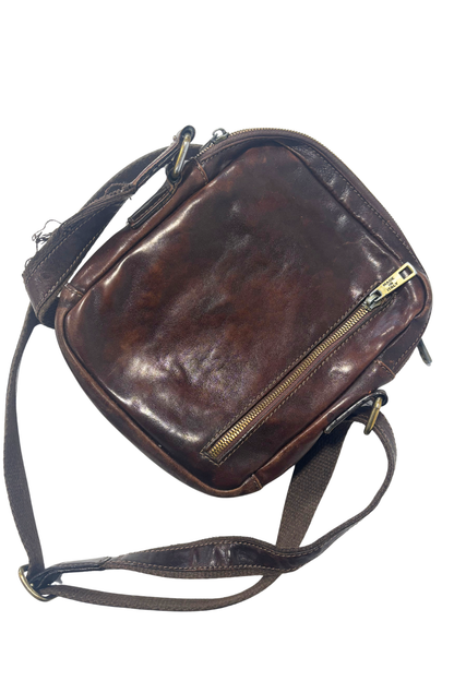 Vera Pelle Italian made cross body satchel