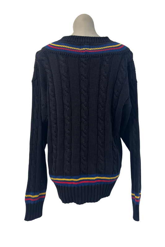 Vintage GAP preppy cable knit sweater, S