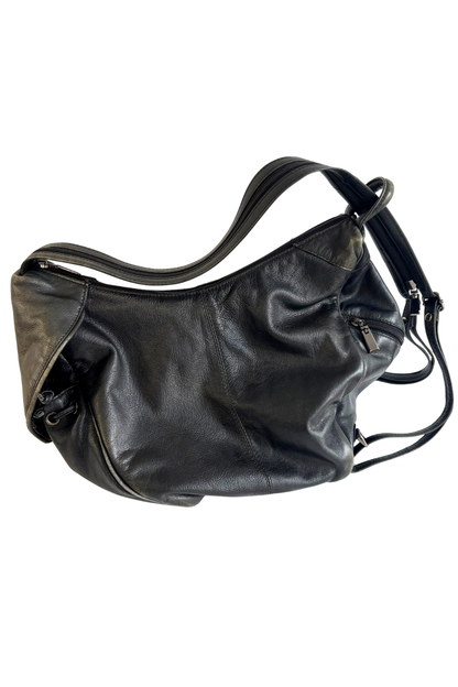 Fascino genuine leather hybrid backpack + handbag