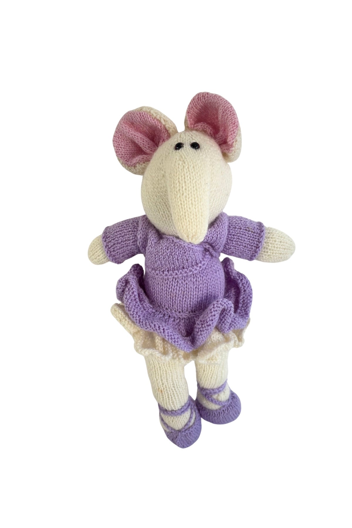 Animal ballerina knitted teddy bear