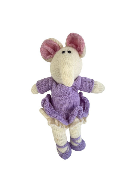 Animal ballerina knitted teddy bear