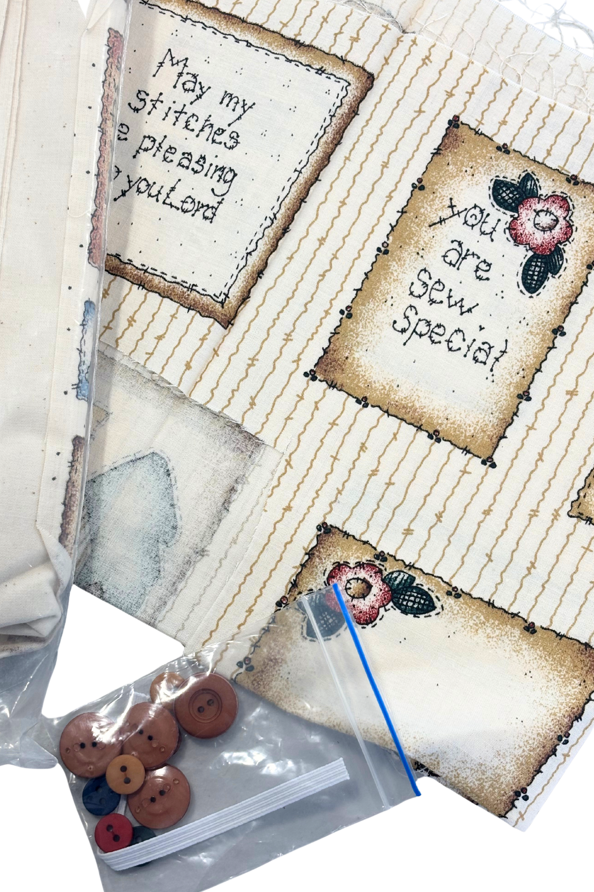 Homespun Angels "Faeries in my Garden" sewing kit