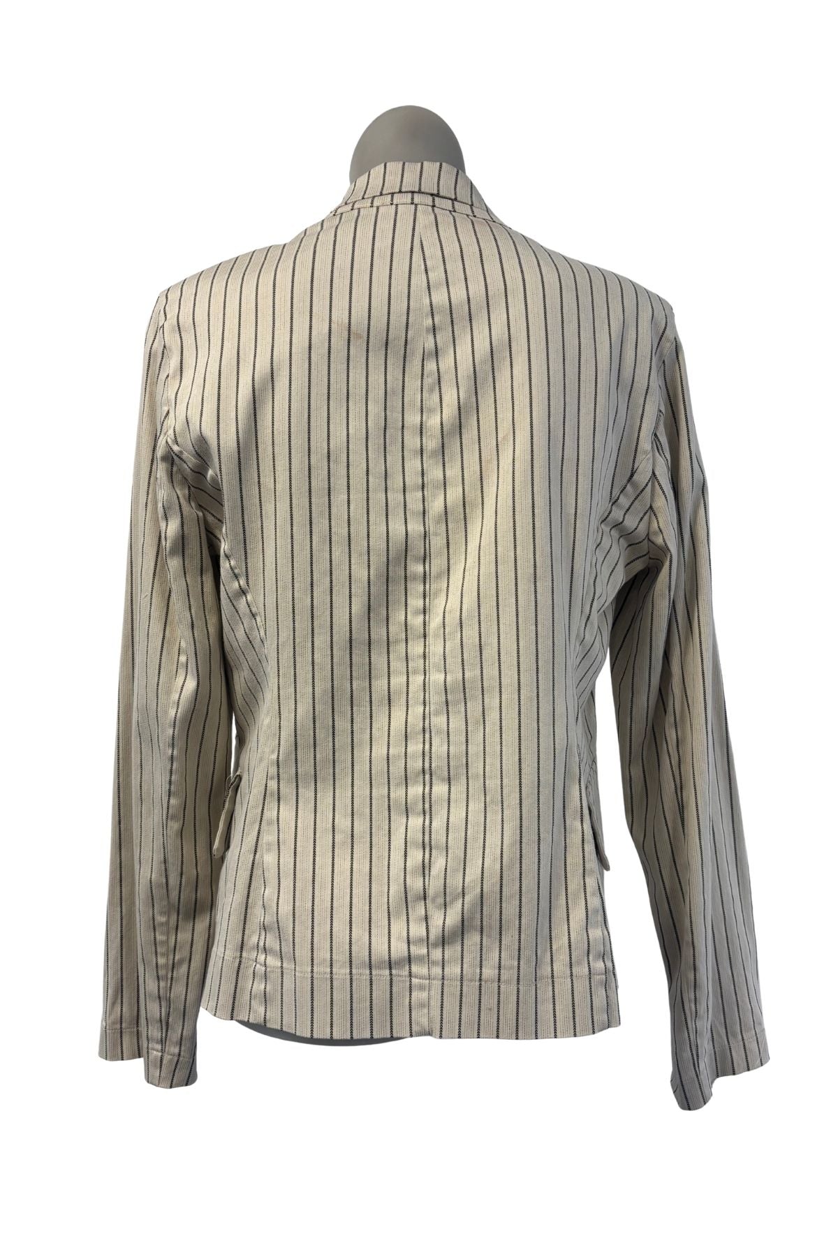 Hippocampe Paris pinstripe satin bow blazer, S