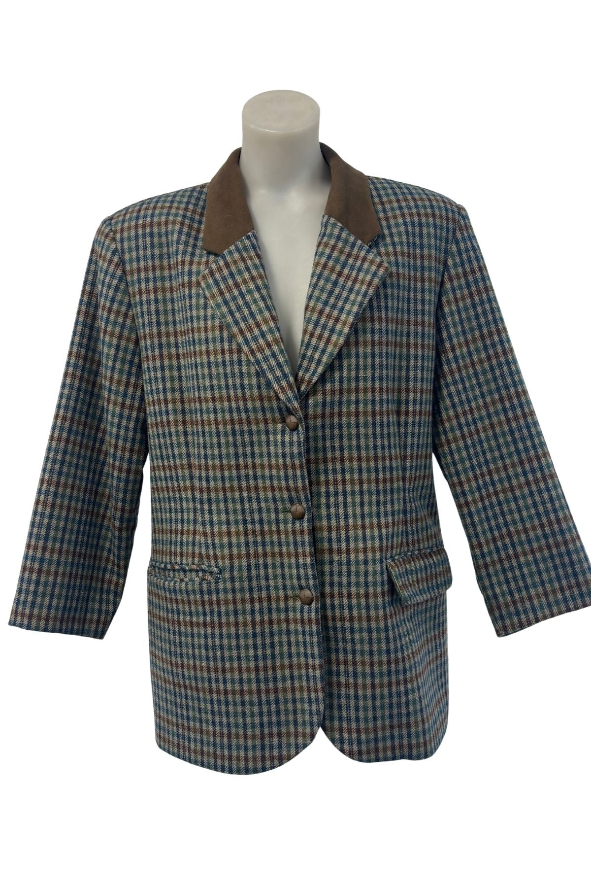 Vintage Classique NZ made tweed blazer, 16
