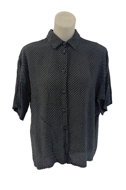 Suzanne Grae polka dot blouse, 14