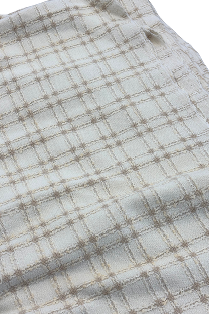 Vintage wool tweed fabric