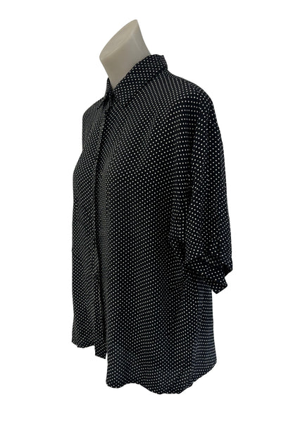 Suzanne Grae polka dot blouse, 14