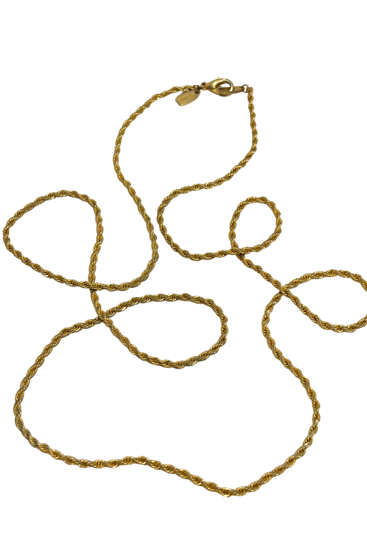 Braided golden chain