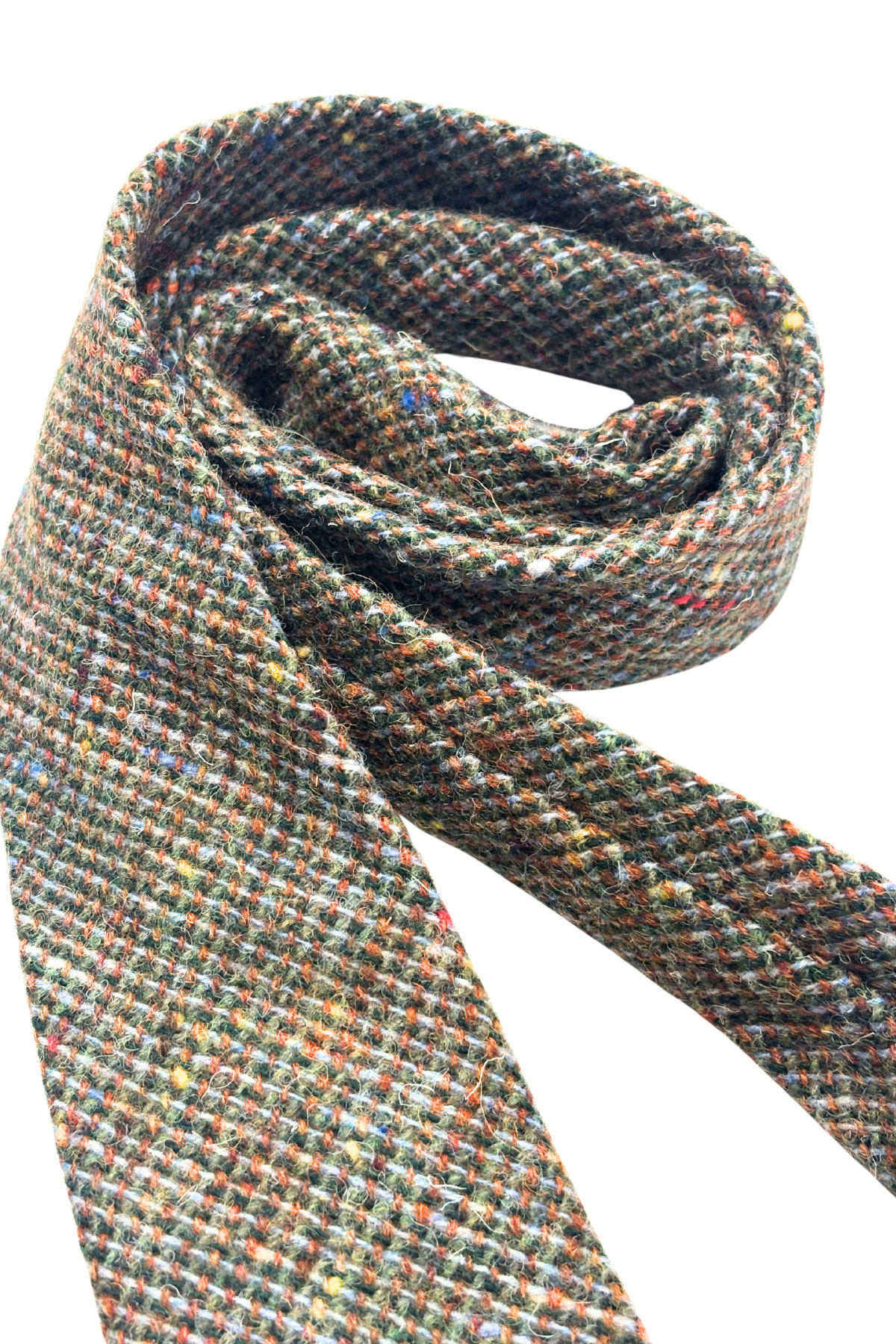 Kotuku pure new wool NZ made colourful specks tie