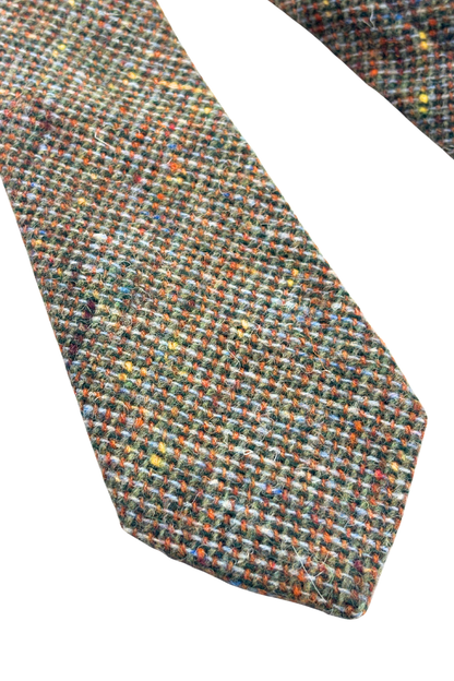 Kotuku pure new wool NZ made colourful specks tie