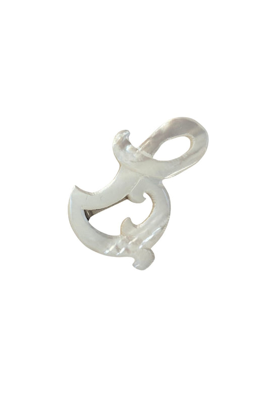 Vintage mother of pearl brooch