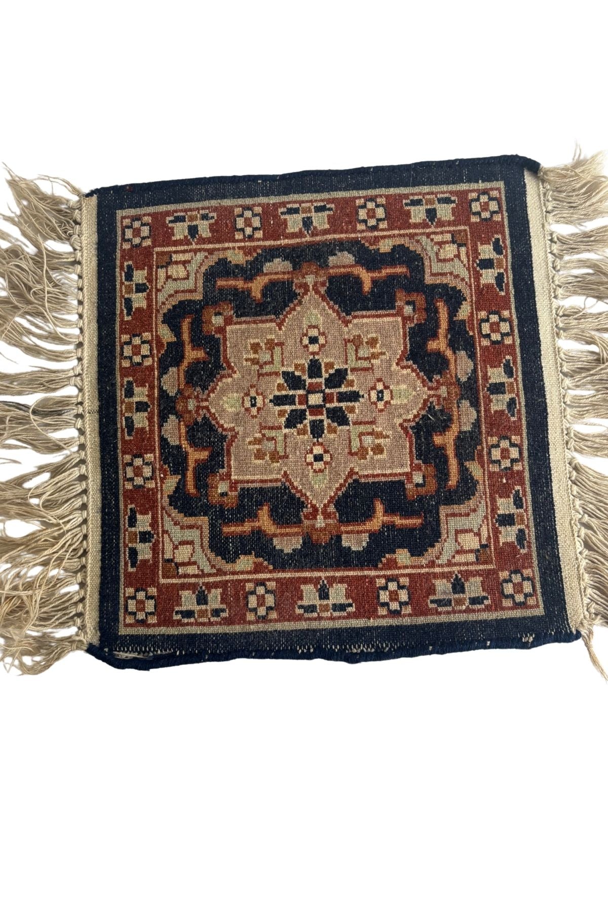 Mini wool rug placemat