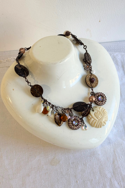Eclectic charm necklace