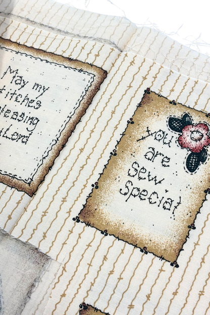 Homespun Angels "Faeries in my Garden" sewing kit