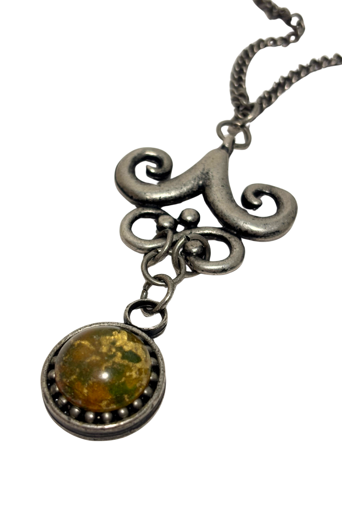 Dangly funky pendant necklace