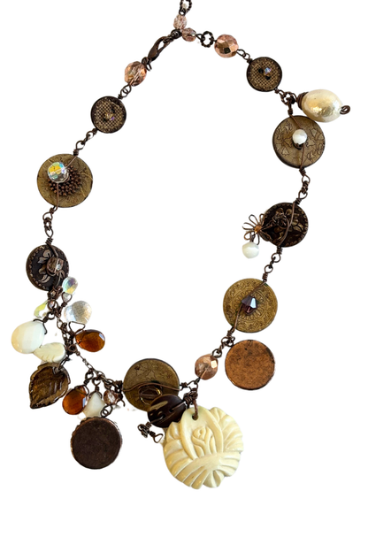Eclectic charm necklace