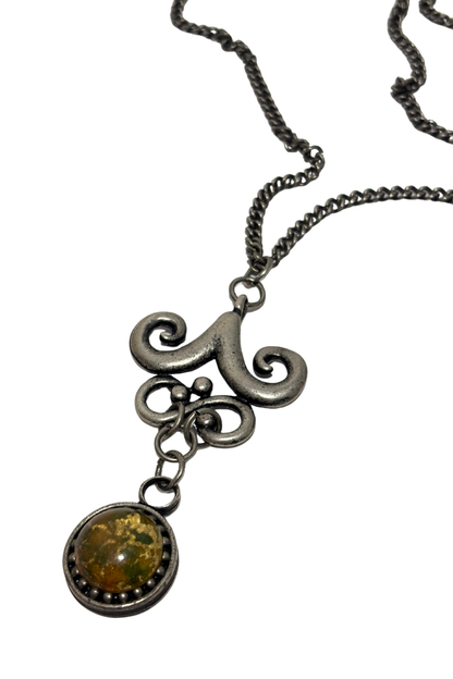 Dangly funky pendant necklace