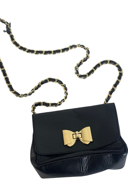 Borse in Pelle genuine leather Italian made little black bag