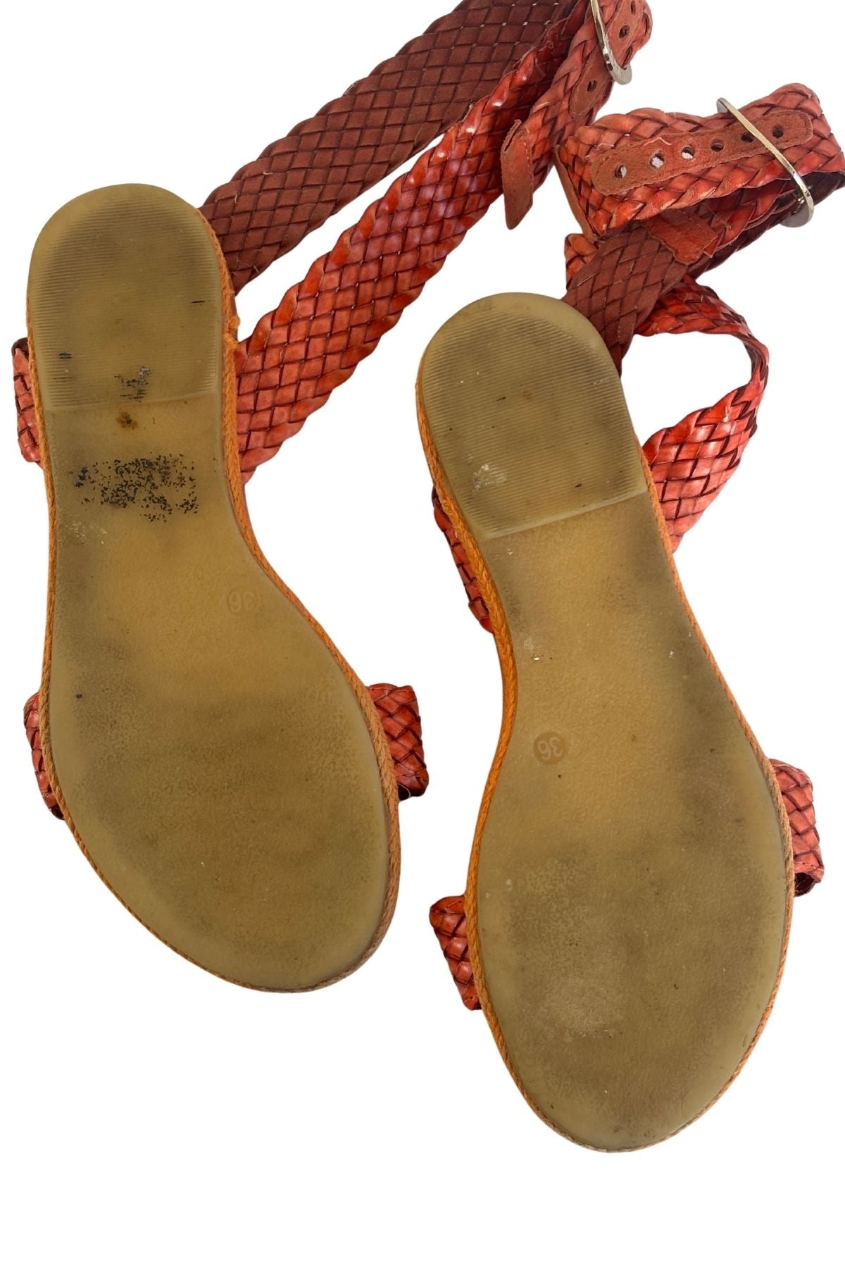 Django + Juliette braided leather sandals, EUR 36