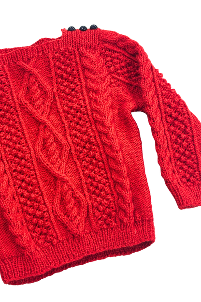 Babies Red knit jumper