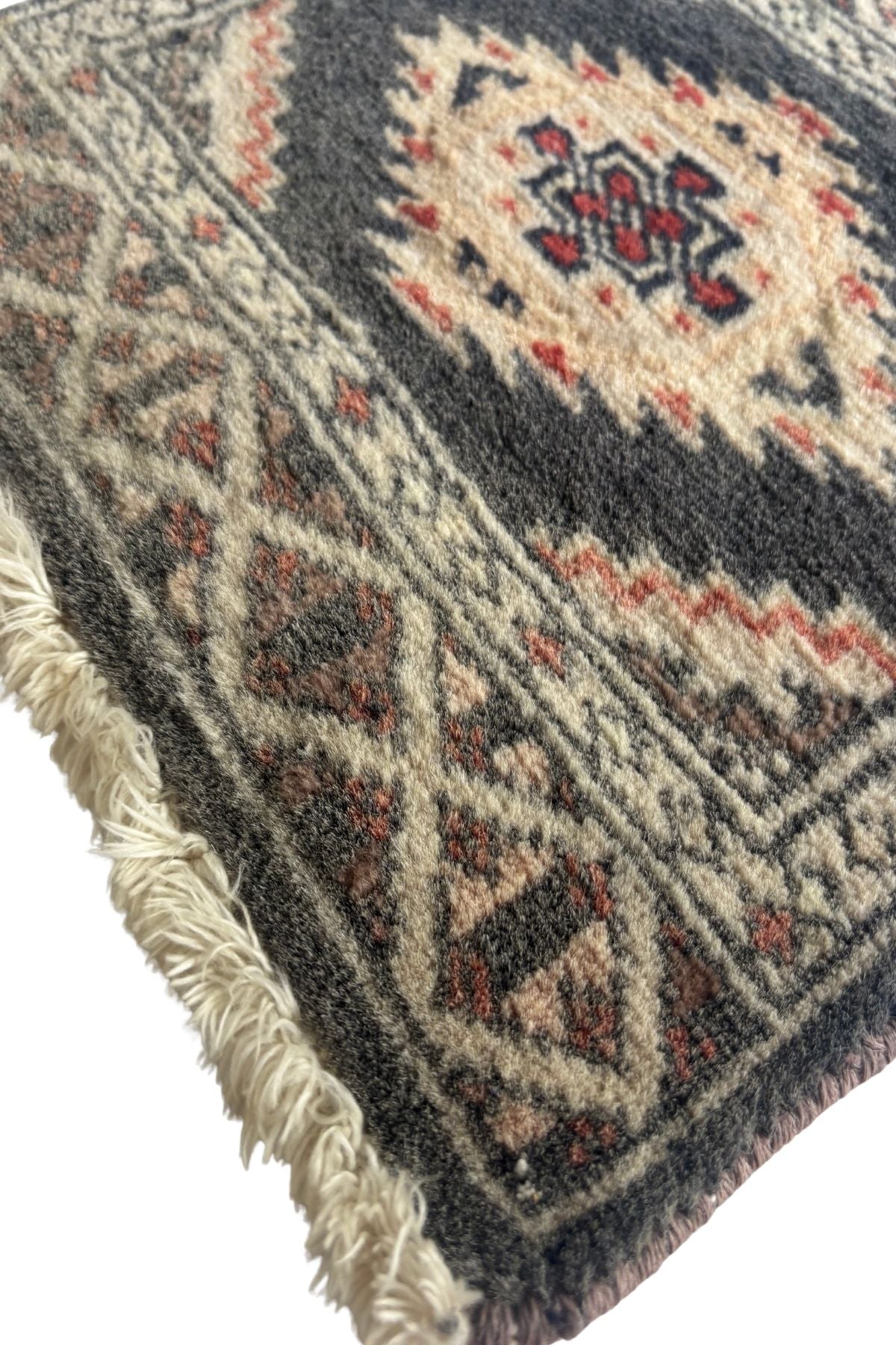 Mini aztec design wool rug placemat