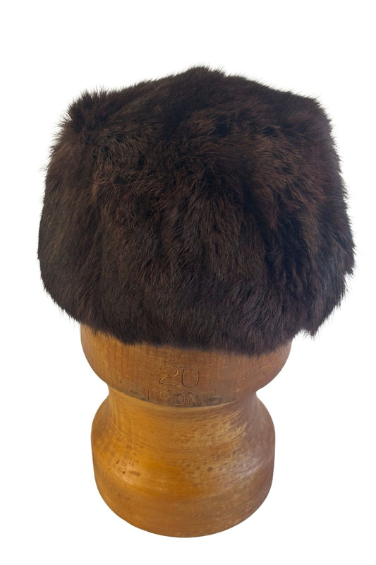 Genuine fur beanie