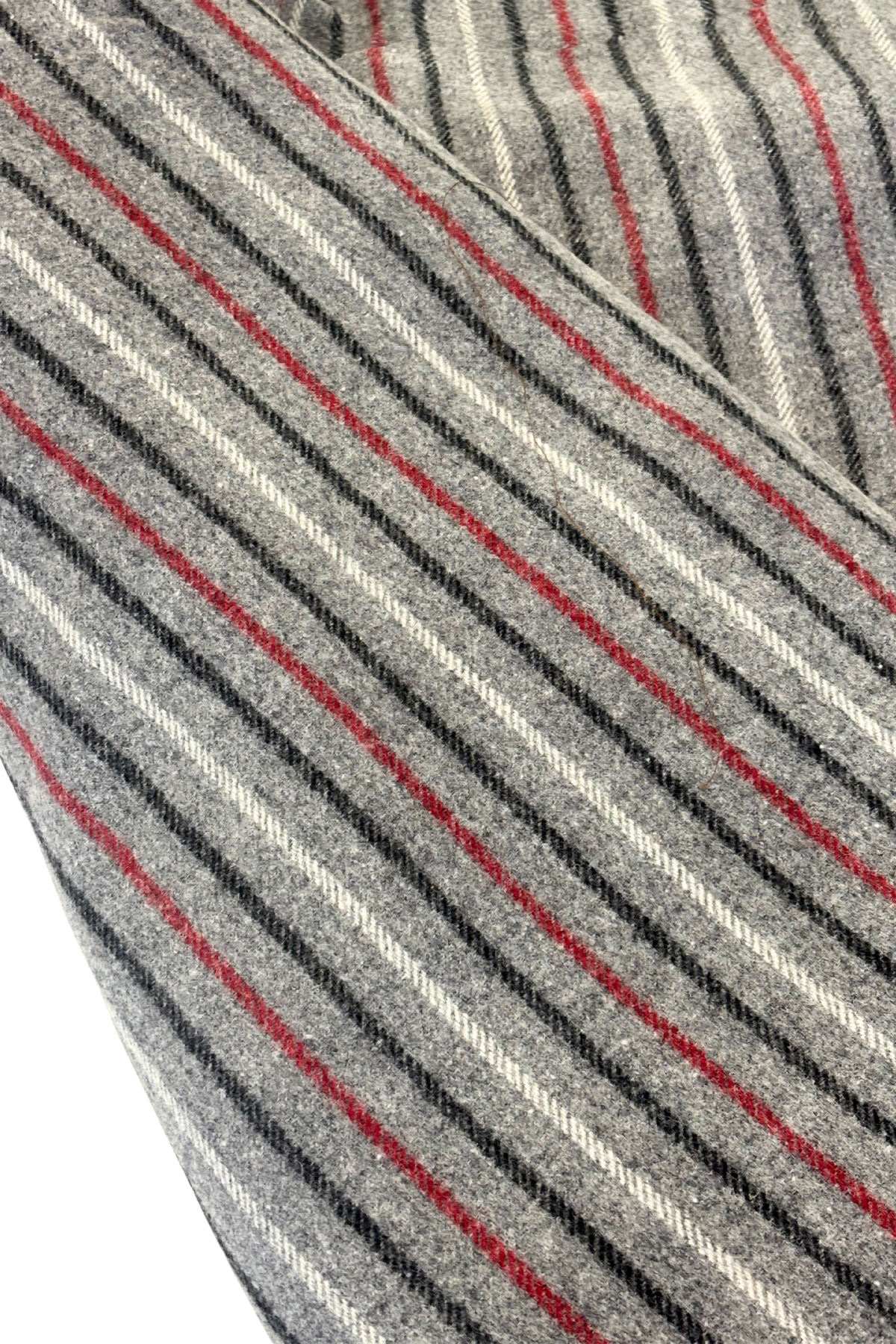 Striped wool fabric, 5m